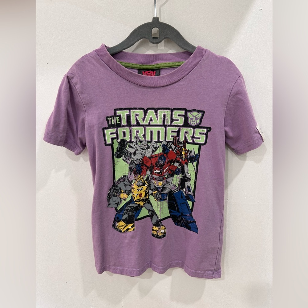 Cotton On Boys Purple Transformers Kids T-Shirt - 3